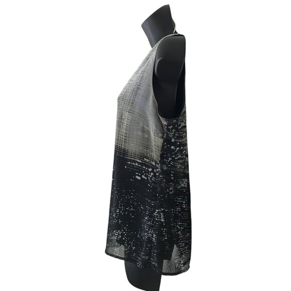 Iris Setlakwe Vibrant Flowing Neutral Top Size 10 - Picture 4 of 7